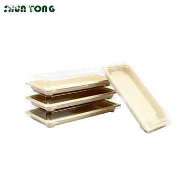 Bagasse sushi bakki